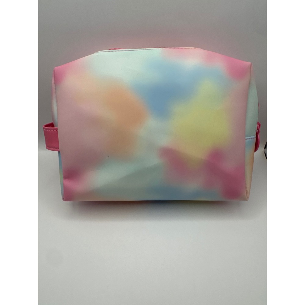 Pastel Tie‎ Dye Makeup Bag Good Energy Zipper Pouch Multicolor Cosmetic Case